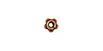 Antique Copper Beaded Rondelle 5x7mm