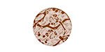Lillypilly Bronze Cherry Blossom Anodized Aluminum Disc 19mm, 24 gauge