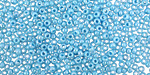 TOHO Opaque Rainbow Blue Turquoise Round 11/0 Seed Bead