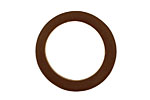 Trinket Foundry Root Beer Found Glass Bottle Ring 27-29x5-7mm