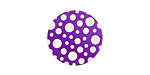 Lillypilly Purple Scattered Dots Anodized Aluminum Disc 19mm, 24 gauge