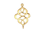 Ezel Findings Gold (plated) Elegant Twist Link 17x27mm