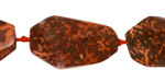Star Jasper Faceted Flat Slab 20-28x12-18mm