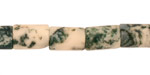 Tree Agate Barrel 11-12x8mm