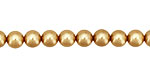 Hamilton Gold Shell Pearl Round 6mm