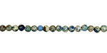 Denim Blue Impression Jasper Round 3.5-4mm