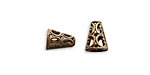 Vintaj Natural Brass Filigree Cone 8mm