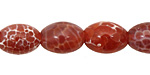 Fire Agate Rice 14x10mm