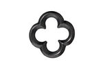 TierraCast Gunmetal Large Quatrefoil Link 21mm