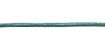 Truly Teal (metallic) Round Leather Cord 2mm