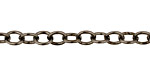Gunmetal Oval Cable Chain