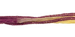 Pick Me A Pansy Hand Dyed 100% Silk Ribbon 1/2"