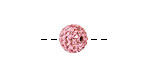 Flamingo Pave Round 10mm