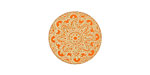 Lillypilly Orange Lace Anodized Aluminum Disc 19mm, 24 gauge