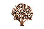 Ezel Findings Antique Copper Summer Tree Pendant 25x27mm