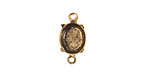 Nunn Design Antique Gold (plated) Oval Prong Setting 16x9mm