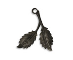 Vintaj Arte Metal Beech Leaves Left 24x28mm