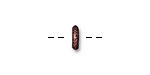 TierraCast Antique Copper (plated) Distressed Oval 8x6.5mm