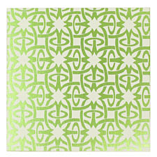 Lillypilly Lime Green Starburst Anodized Aluminum Sheet 3"x3", 24 gauge