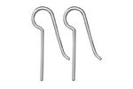 TierraCast Sterling Silver Blank Earwire .73"