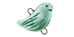 Earthenwood Studio Ceramic Seabird Link 20-21x26-28mm