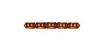 TierraCast Antique Copper (plated) Beaded 5-Hole Bar 3x26mm