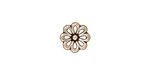 TierraCast Antique Silver (plated) Open Daisy Link 10mm