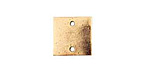 Nunn Design Antique Gold (plated) Flat Mini Square Tag Link 13mm