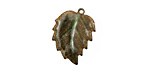 C-Koop Enameled Metal Olive Leaf 15x20mm
