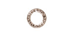 TierraCast Rhodium (plated) Medium Hammertone Ring 13mm