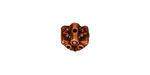 TierraCast Antique Copper (plated) Luna Pendant Cap 7x9mm