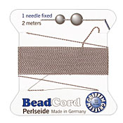 Grey Griffin Nylon Beading Cord Size 4, 2 meters