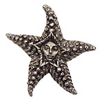 Green Girl Pewter Starfish Fairy 50mm