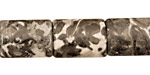 Black Tree Agate Thin Pillow 18x13mm
