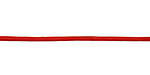 Red Round Leather Cord 1.5mm