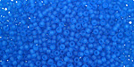 TOHO Transparent Frosted Dark Aquamarine Round 11/0 Seed Bead