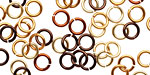 Treasure Chest Mix Enameled Copper Round Jump Ring 6mm, 18 gauge