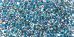 TOHO Transparent Rainbow Teal Cube 1.5mm Seed Bead