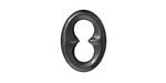 TierraCast Gunmetal Oval Quatrefoil Link 18x14mm