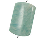 Russian Amazonite (light) Rectangle Pendant 34-42x24-28mm