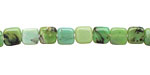 China Chrysoprase Puff Square 6mm