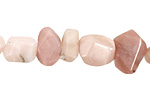 Pink Opal Faceted Nugget 11-15x10-16mm
