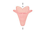 Lucite Peony 5 Petal Bellflower 23x22mm