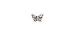 TierraCast Antique Silver (plated) Small Butterfly 5x7mm