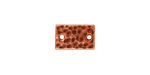 TierraCast Antique Copper (plated) Hammered Rectangle Link 13x8mm