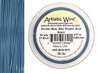 Artistic Wire Powder Blue 26 gauge, 30 yards