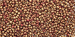 TOHO Gilded Marble Brown Round 11/0 Seed Bead
