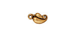 TierraCast Antique Gold (plated) Nouveau Link 13x7mm