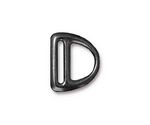 TierraCast Gunmetal Slotted D Ring 17x20mm