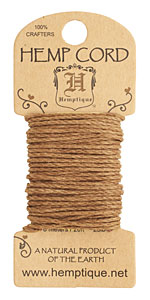Light Brown Hemp Twine 20 lb, 20 ft